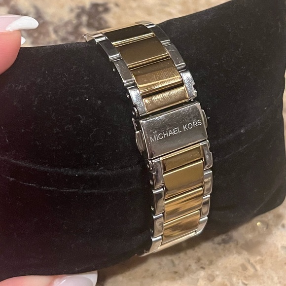 Michael Kors Parker Two-Tone Chronograph Watch - Picture 3 of 10